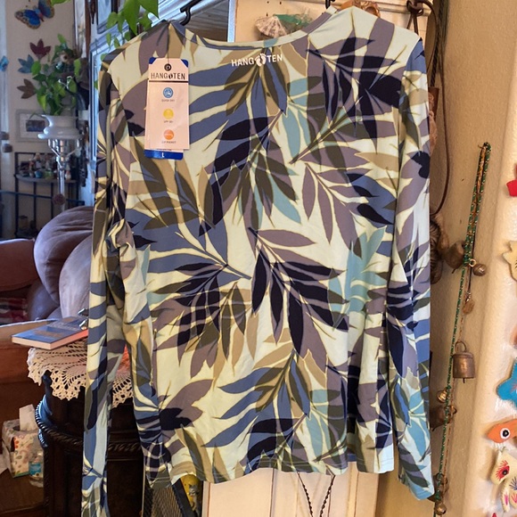 Swim top Hang Ten Quick Dry UPF 50+ Large - Picture 10 of 11